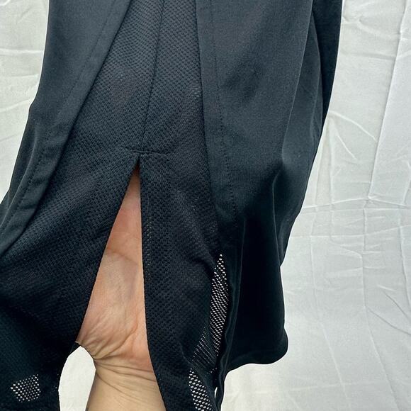 Nike Dri-Fit Running Muscle Tank Womens XS Black Blue Pink Swoosh Performance - Picture 3 of 4